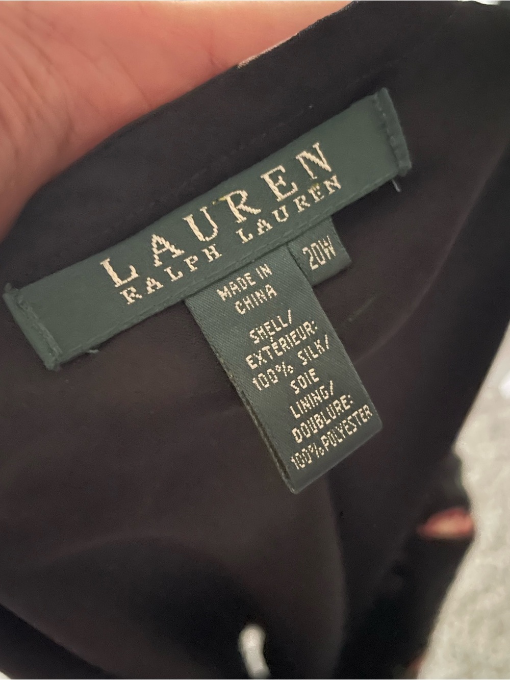 Lauren Ralph Lauren 90s Y2K Vintage 100% Silk Floral Maxi Skirt Plus Size 20W - Picture 2 of 3